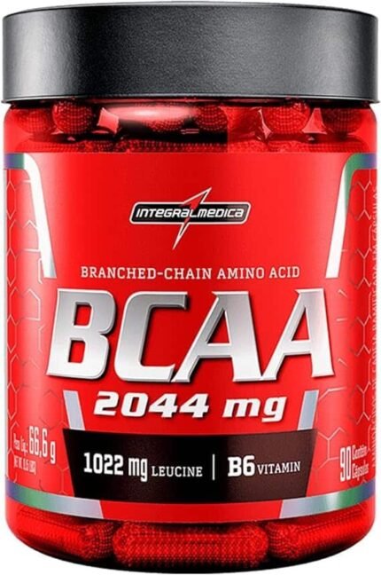Aminoácidos Essenciais BCAA 2044mg 90 cápsulas - Para Energia e Desempenho – Integralmedica