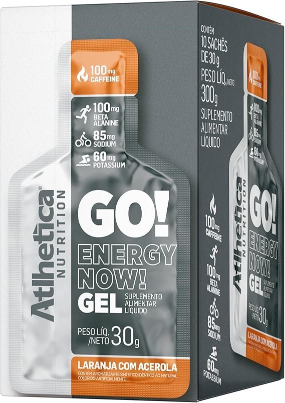 Atlhetica-Nutrition-GO-ENERGY-NOW-GEL-10-saches-de-30g-Laranja-com-Acerola-Cor-Multicolorido.jpg Atlhetica Nutrition GO ENERGY NOW GEL (10 sachês de 30g) Laranja com Acerola, Cor: Multicolorido. - Imagem 1
