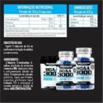 BCAA 3000 120 Capsulas Aminoacidos Essenciais Enriquecido com vitamina B6 Sem Sabor Ultra Concentrado Rapida Absorção Importado Original - Imagem 2