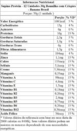 Banana Brasil Display Barra De Proteína Supino Protein Baunilha Com Crispies - 12 Unidades De 30G - Imagem 2