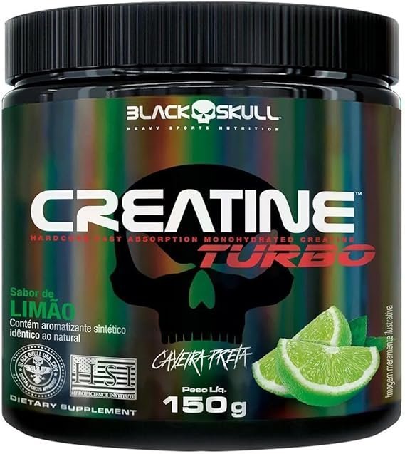 Creatine-Turbo-BlackSkull-Creatina-Monohidratada-em-po-com-carboidrato-para-melhor-absorcao-e-performance-150g-Pote-Limao.jpg Creatine Turbo BlackSkull - Creatina Monohidratada em pó, com carboidrato para melhor absorção e performance (150g Pote, Limão) - Imagem 1