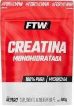 FTW Creatina Monohidratada 100% Pura - Explosão de Energia, Força e Resistência - Absorção Rápida para Ganho de Massa e Performance (Refil 500G) - Imagem 2