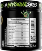 FTW Pré-Treino Diabo Verde em Pó com Cafeína, Aminoácidos Beta‑Alanina e Arginina para Treinos e Atividades Físicas - Pote 300 g (Frutas Vermelhas) - Imagem 2