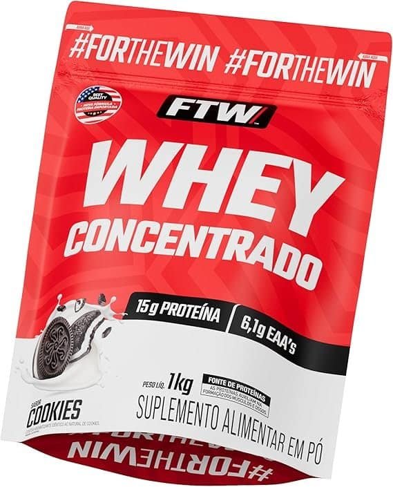 FTW-Whey-Concentrado-com-Proteina-Concentrada-WPC-Suplemento-Alimentar-em-Po-com-15g-de-Proteina-por-Porcao-Rico-em-Aminoacidos-Essenciais-Sem-Gluten-–-Refil-1KG-Cookies.jpg FTW Whey Concentrado com Proteína Concentrada WPC, Suplemento Alimentar em Pó com 15g de Proteína por Porção, Rico em Aminoácidos Essenciais, Sem Glúten – Refil 1KG (Cookies) - Imagem 1