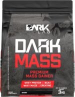 Hipercalórico Dark Mass Dark Lab, 3kg, Baunilha, Ganho de Massa