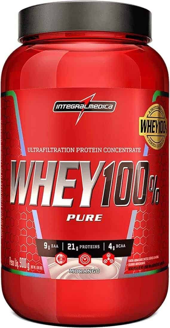 Integralmedica-Whey-Protein-Concentrado-Morango-100-Pure-21g-de-Proteina-por-Scoop-Suplementacao-Alimentar-Pos-Treino-Formula-Enriquecida-com-BCAAs-Pote-900g.jpg Integralmedica - Whey Protein Concentrado Morango 100% Pure - 21g de Proteína por Scoop, Suplementação Alimentar Pós-Treino, Fórmula Enriquecida com BCAAs - Pote 900g - Imagem 1
