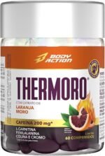 Laranja Moro Cafeína L-Carnitina Cromo Thermoro 60 Comp Bodyaction