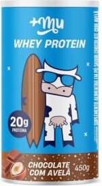 '+Mu Pote Whey Concentrado Sabor Chocolate com Avelã 20g Proteína - 450g