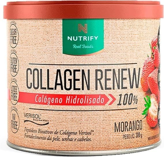Nutrify-Colageno-Collagen-Renew-Verisol-300g-Morango.jpg Nutrify - Colágeno Collagen Renew Verisol - 300g - Morango - Imagem 1