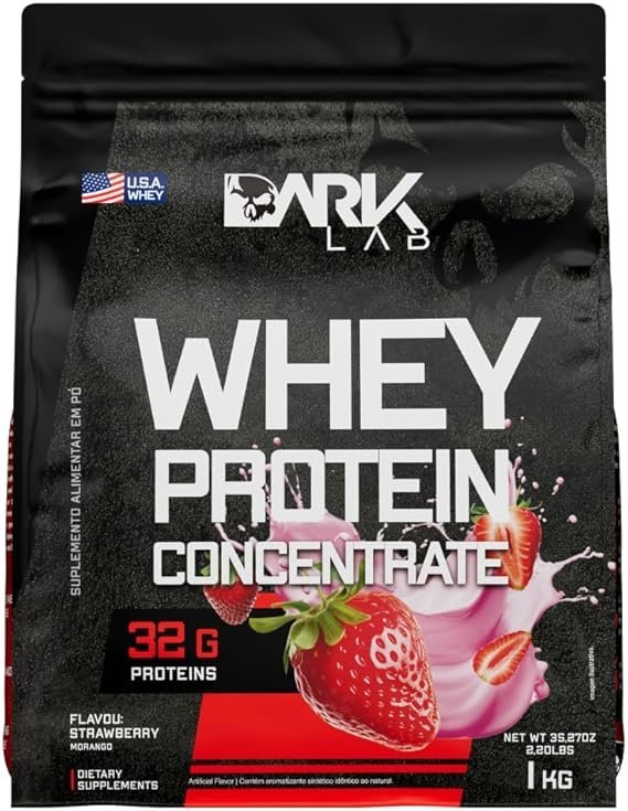 Whey-Protein-Concentrado-Dark-Lab-1kg-Morango-Ganho-de-Massa-Muscular.jpg Whey Protein Concentrado Dark Lab, 1kg, Morango, Ganho de Massa Muscular - Imagem 1
