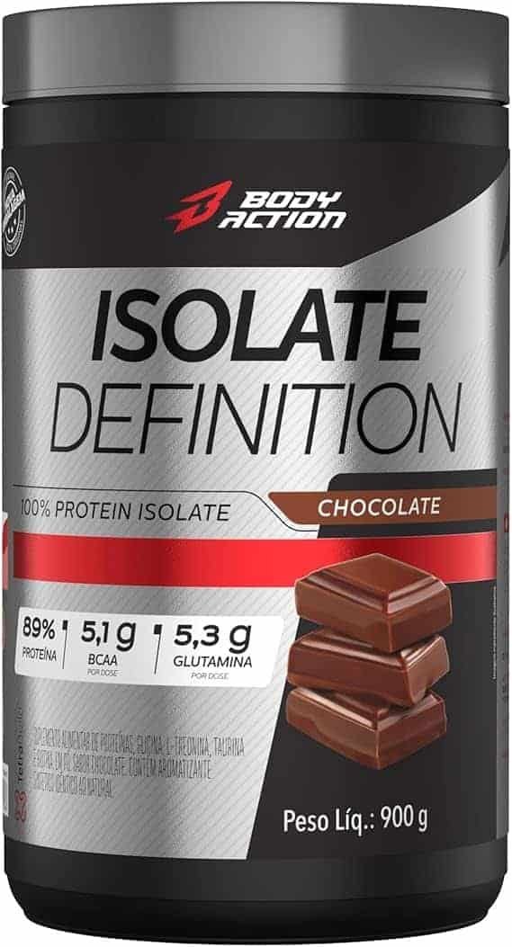 Whey-Protein-Isolado-Isolate-Definition-900g-Sabor-Chocolate-Bodyaction.jpg Whey Protein Isolado Isolate Definition 900g Sabor Chocolate Bodyaction - Imagem 1
