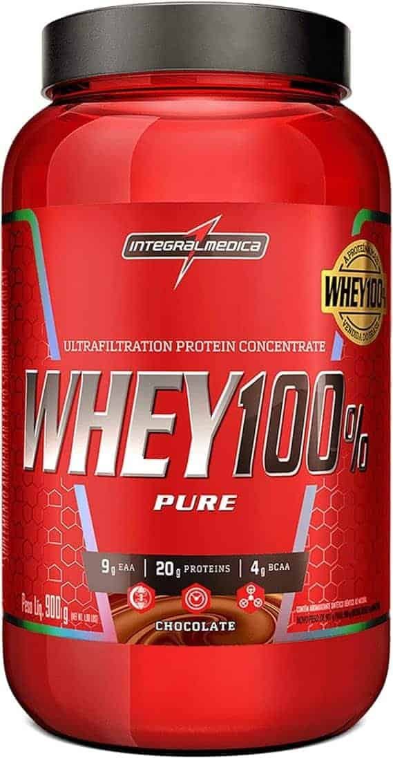 ntegralmedica-Whey-Protein-Concentrado-Chocolate-100-Pure-21g-de-Proteina-por-Scoop-Suplementacao-Alimentar-Pos-Treino-Formula-Enriquecida-com-BCAAs-Pote-900g.jpg ntegralmédica - Whey Protein Concentrado Chocolate 100% Pure - 21g de Proteína por Scoop, Suplementação Alimentar Pós-Treino, Fórmula Enriquecida com BCAAs - Pote 900g - Imagem 1